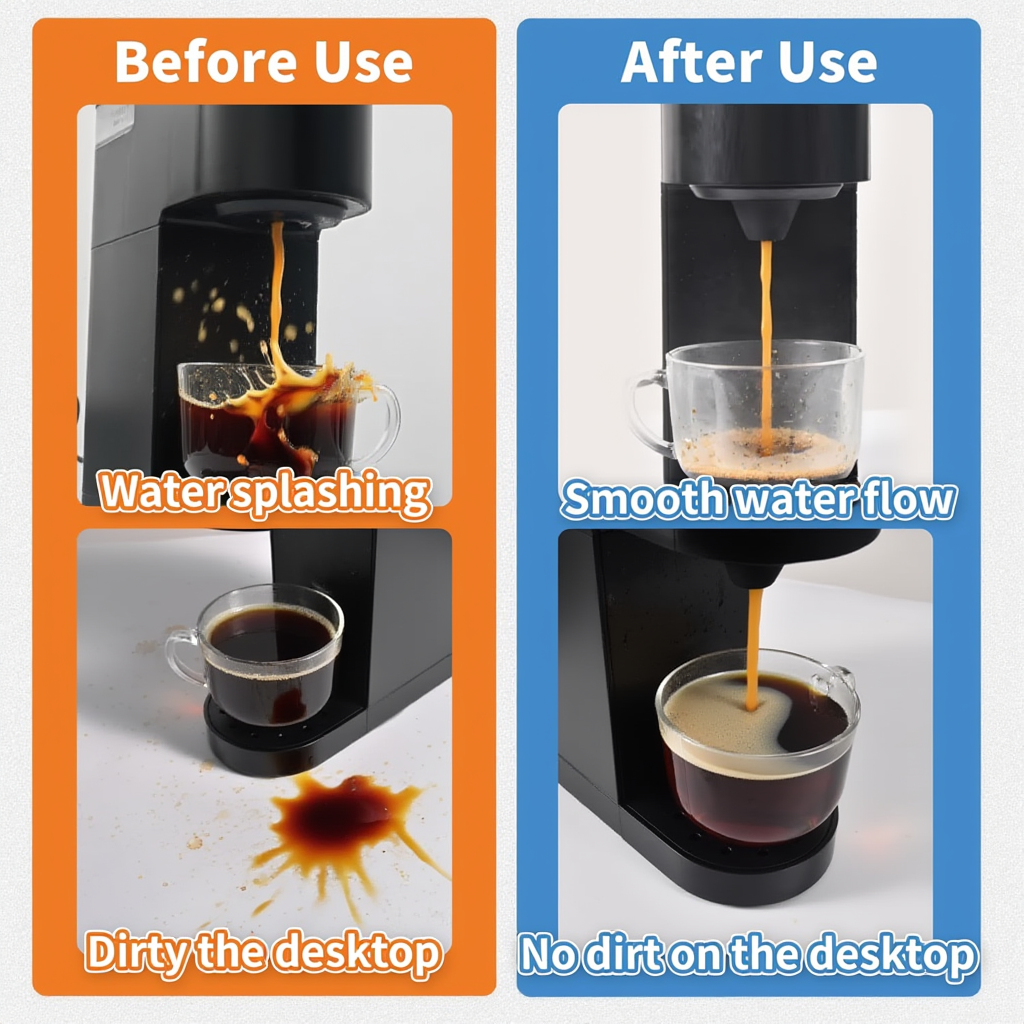 Anti-Leak Coffee Spout – Blue